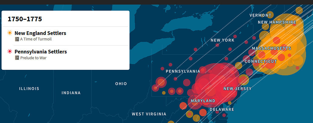 1750-1775 where ancestors were