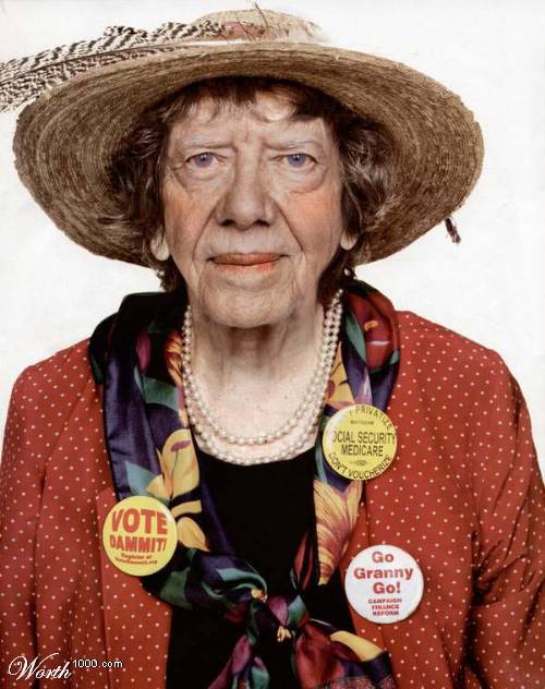 Jimmy Carter in drag