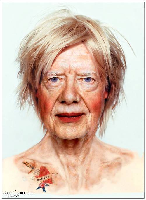 Jimmy Carter in drag